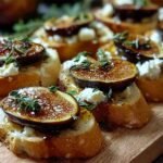 Balsamico Ofenfeigen Crostinis