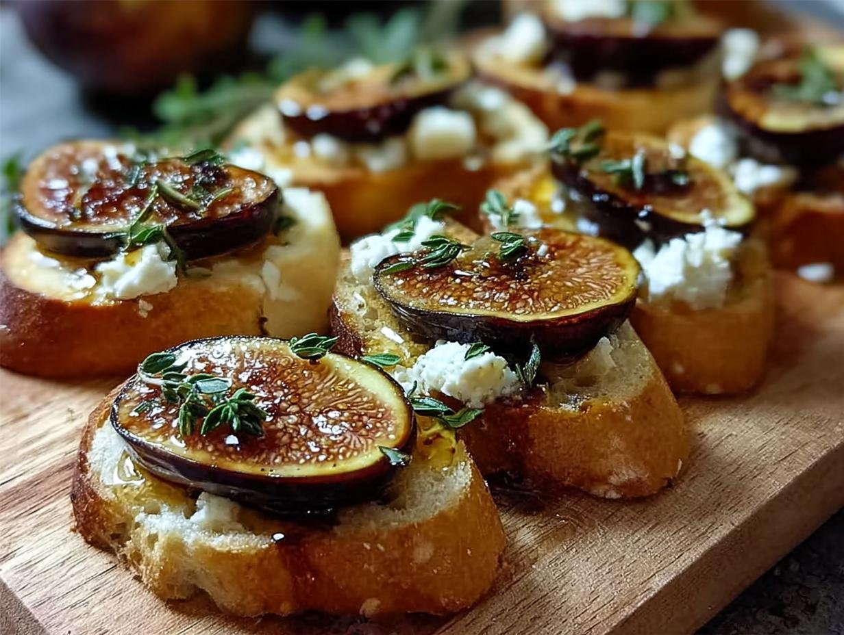 Balsamico Ofenfeigen Crostinis