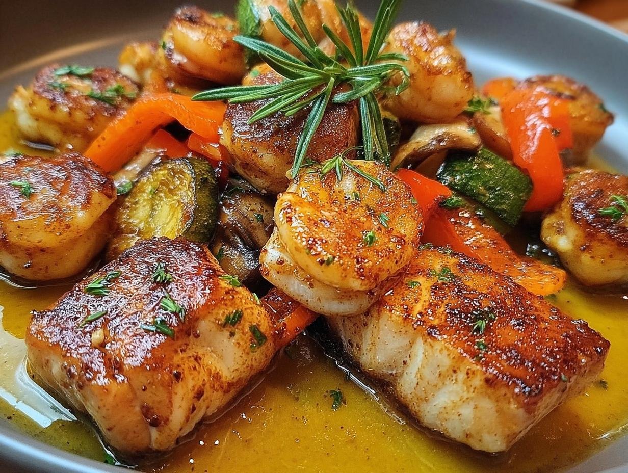 Cajun Garnalen en Zalm: Snelle Smul-hit - Cajun Garnelen Und Lachs - additional detail