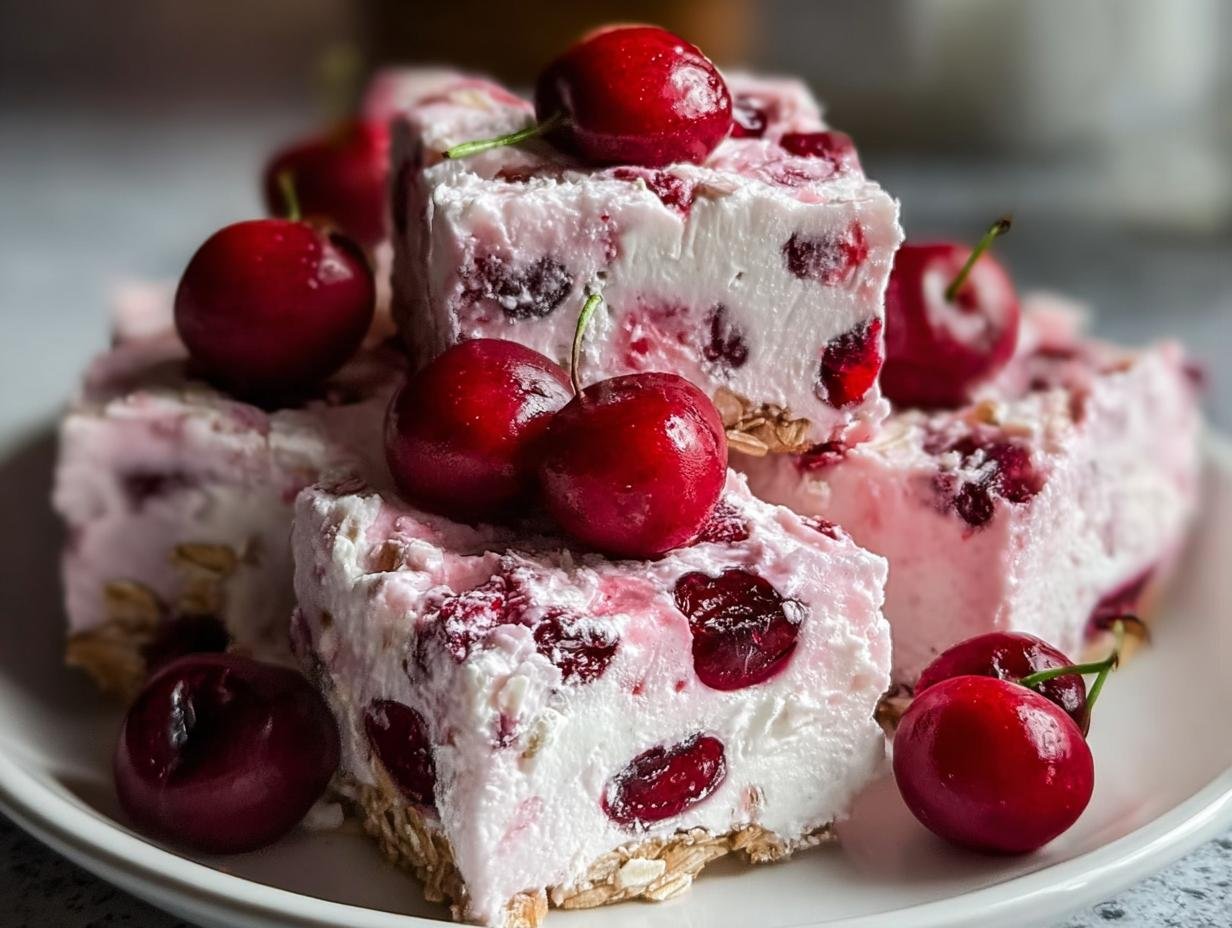 Cherry Bliss Frozen Yogurt:heerlijke zomerse traktatie - Cherry Bliss Frozen Yogurt - additional detail