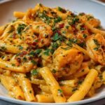 Cremige Cajun Garnelen Pasta