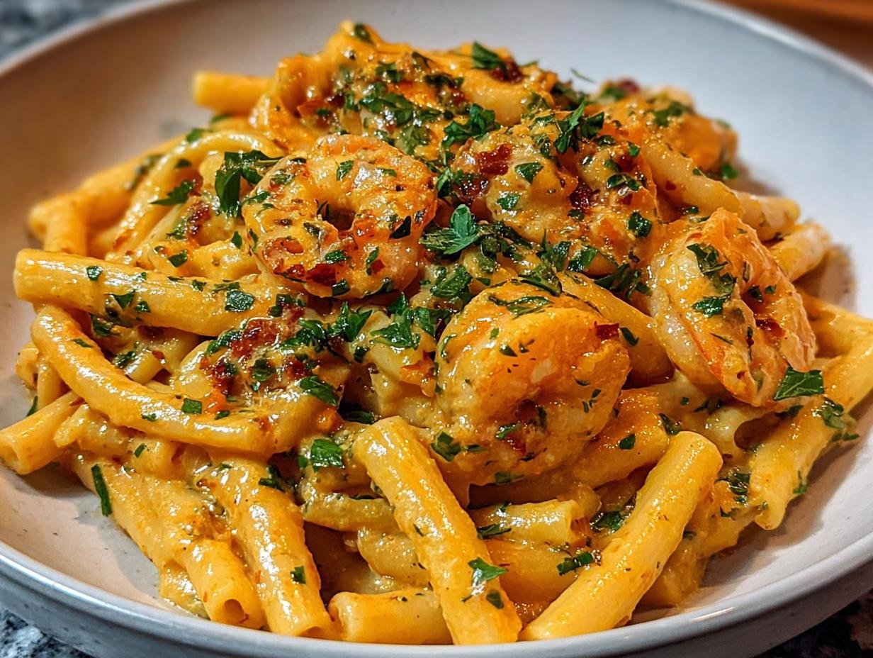 Cremige Cajun Garnelen Pasta
