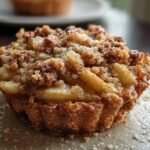 Gebackene Apfel Crumble Toertchen