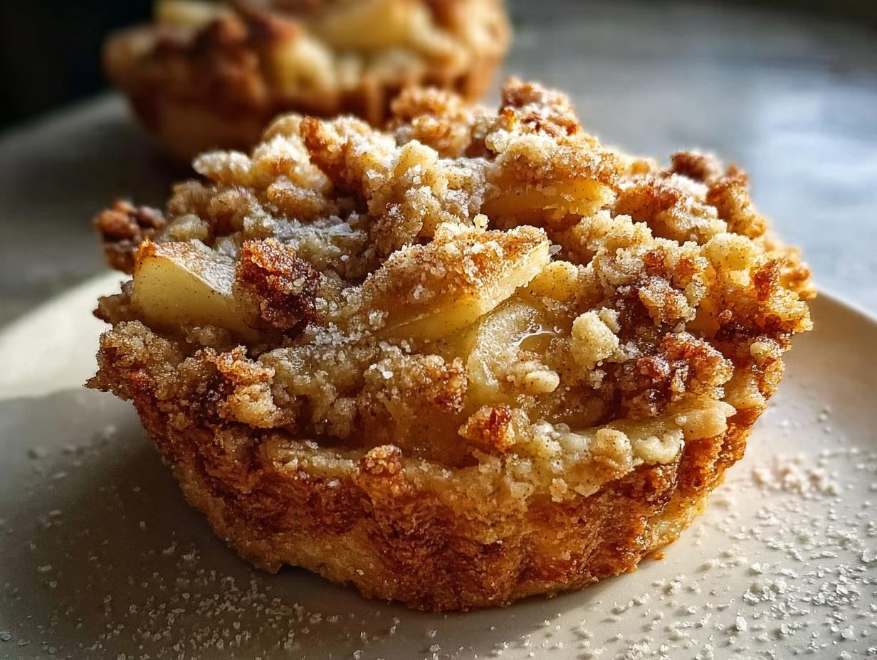 Gebackene Apfel Crumble Toertchen: Heerlijke 4 Gevulde Toetjes - Gebackene Apfel Crumble Toertchen - additional detail