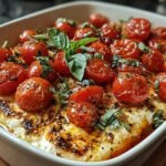 Gemuetlicher Tomaten Feta Ueberbacken