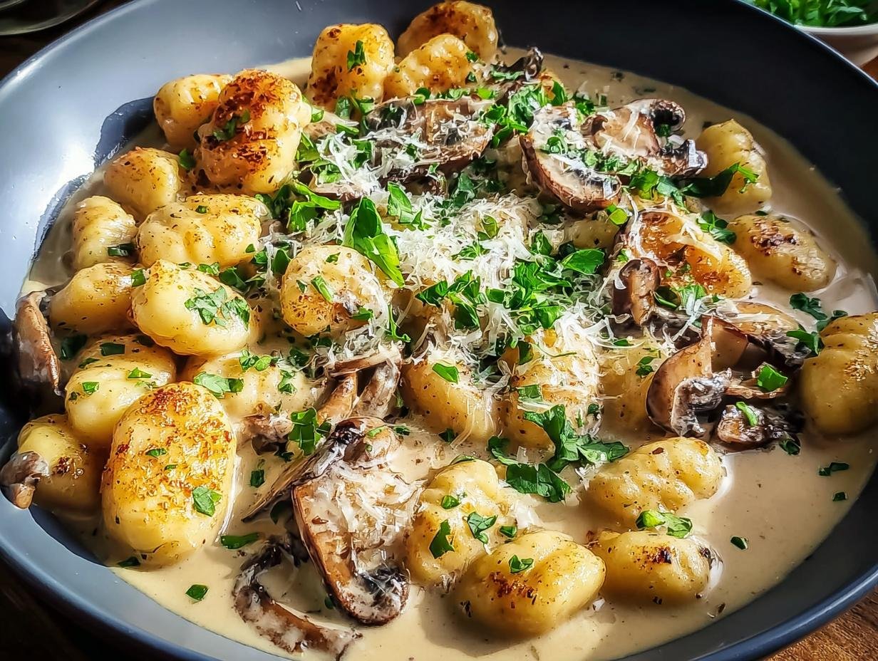 Gnocchi Mit Pilz Rahm: Heerlijk 5-stappen recept - Gnocchi Mit Pilz Rahm - additional detail