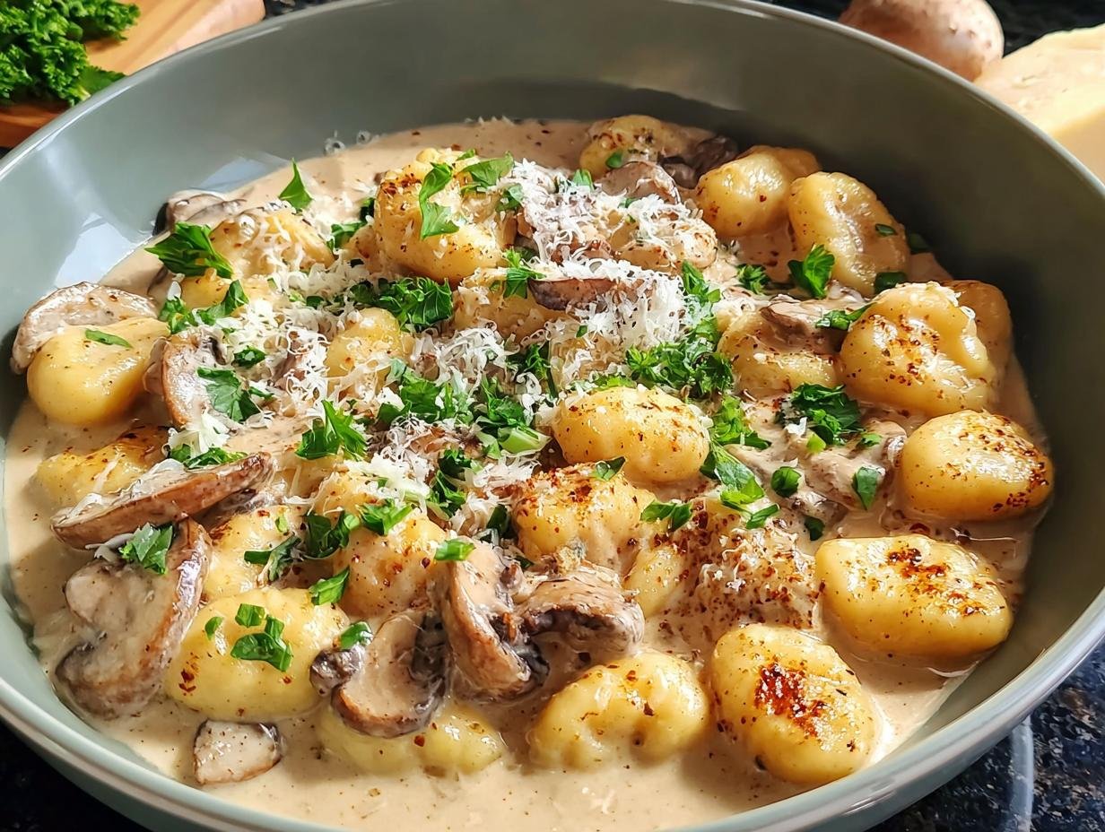 Gnocchi Mit Pilz Rahm: Heerlijk 5-stappen recept - Gnocchi Mit Pilz Rahm - additional detail