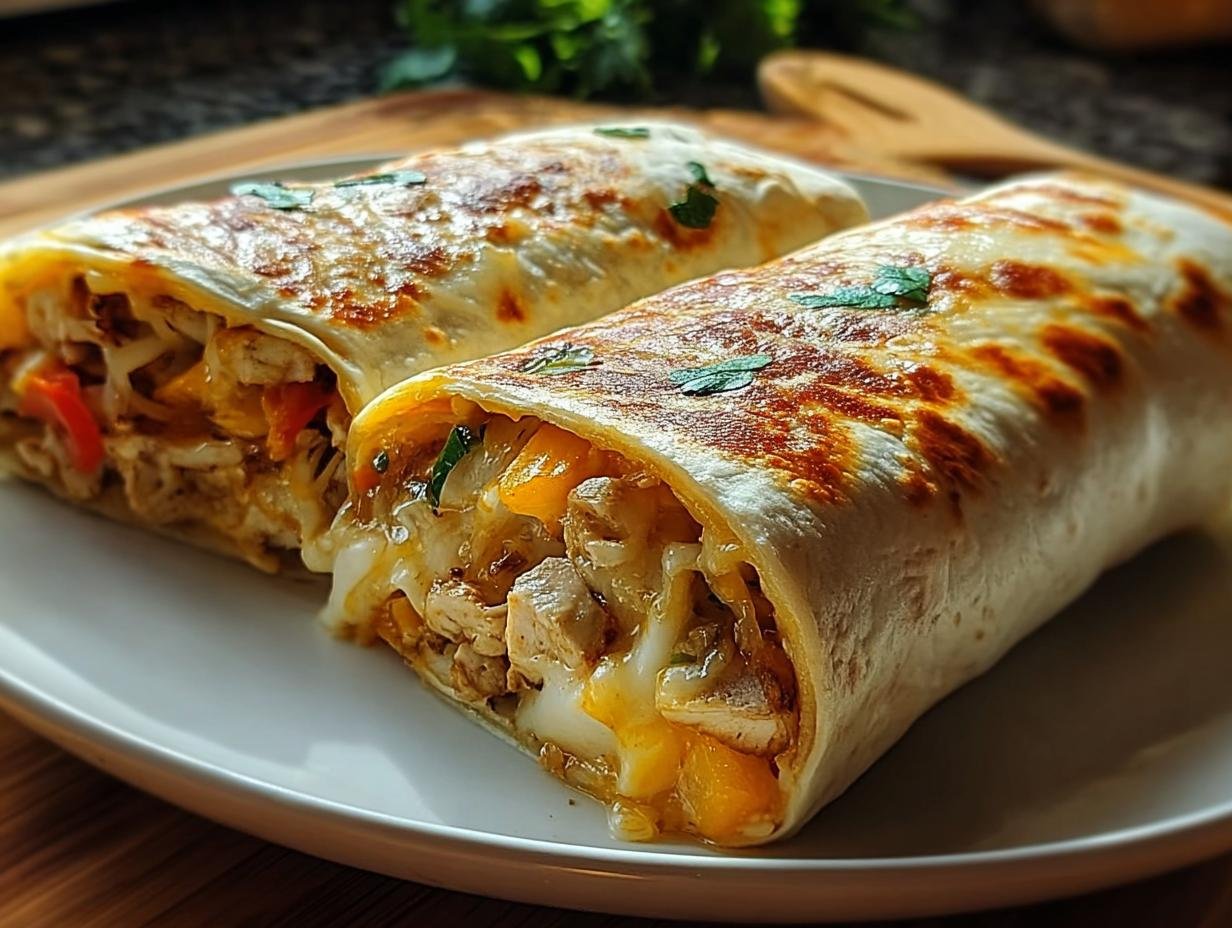 Kase Hahnchen Wraps Ein