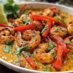 Kokos Curry Garnelen Ein