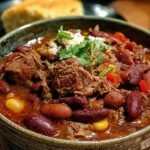 Langsame Kochmaschine Charcuterie Chili