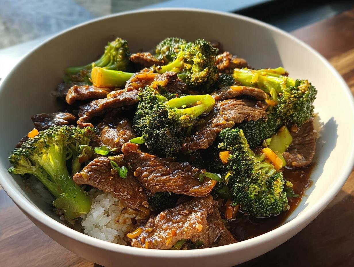 Geweldige Rindfleisch Und Brokkoli Woksose - Close-up van de ingrediënten voor de woksaus