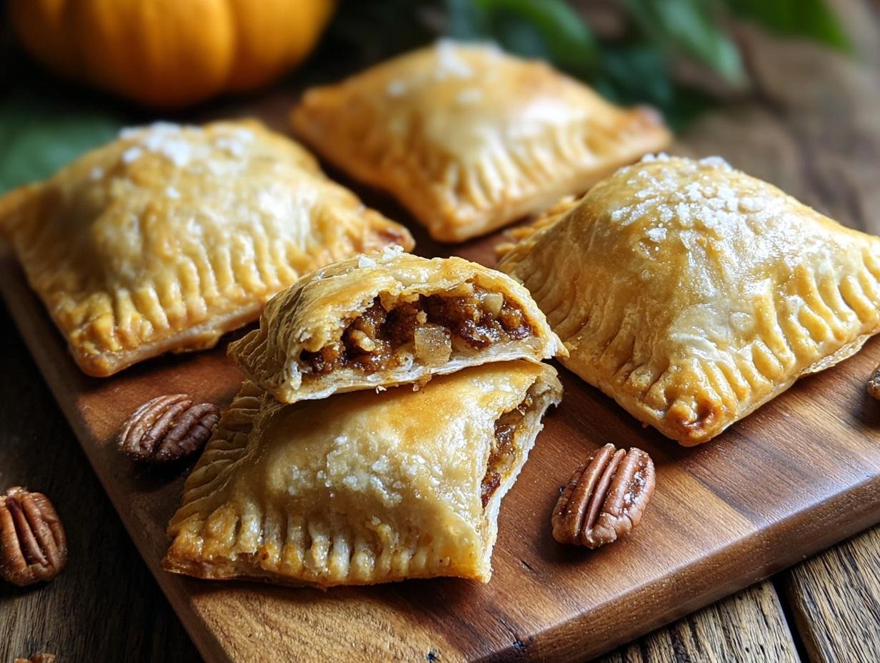 Heerlijke Airfryer Maple Pecan hand pies met een zoete ahornsiroop glazuur