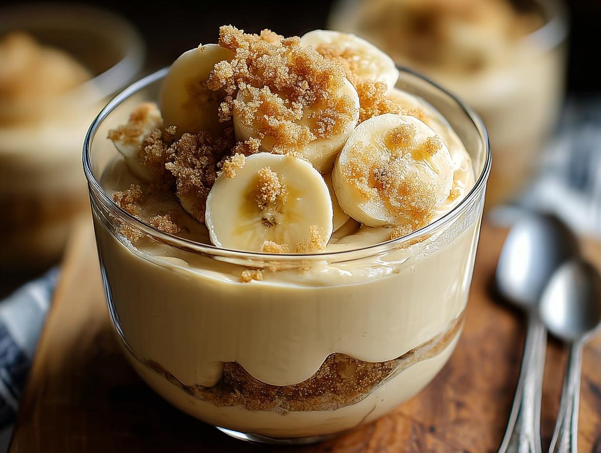 Bananencreme Dessert Ein Unglaubliches