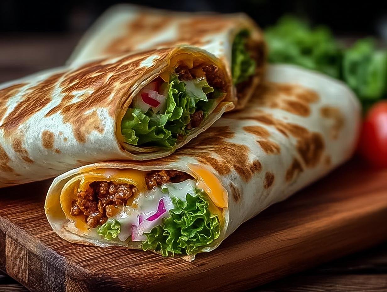 Big Mac Wrap: Fantastisch 8-stappen recept - Big Mac Wrap Ein - main visual representation