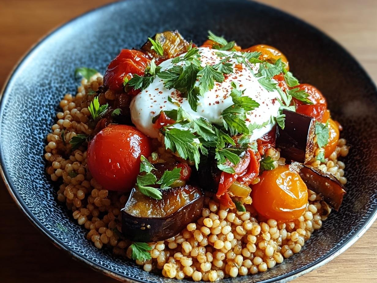 Bulgur met tomaten aubergines: 1 heerlijk gerecht - Bulgur Mit Tomaten Auberginen - additional detail