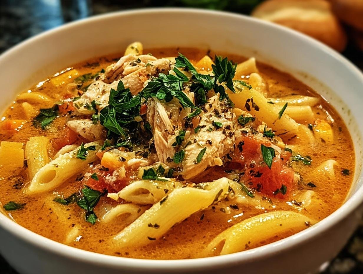 Perfecte Cajun Kip Pasta Soep: 5 Top Tips - Cajun Huehnchen Pastasuppe - additional detail