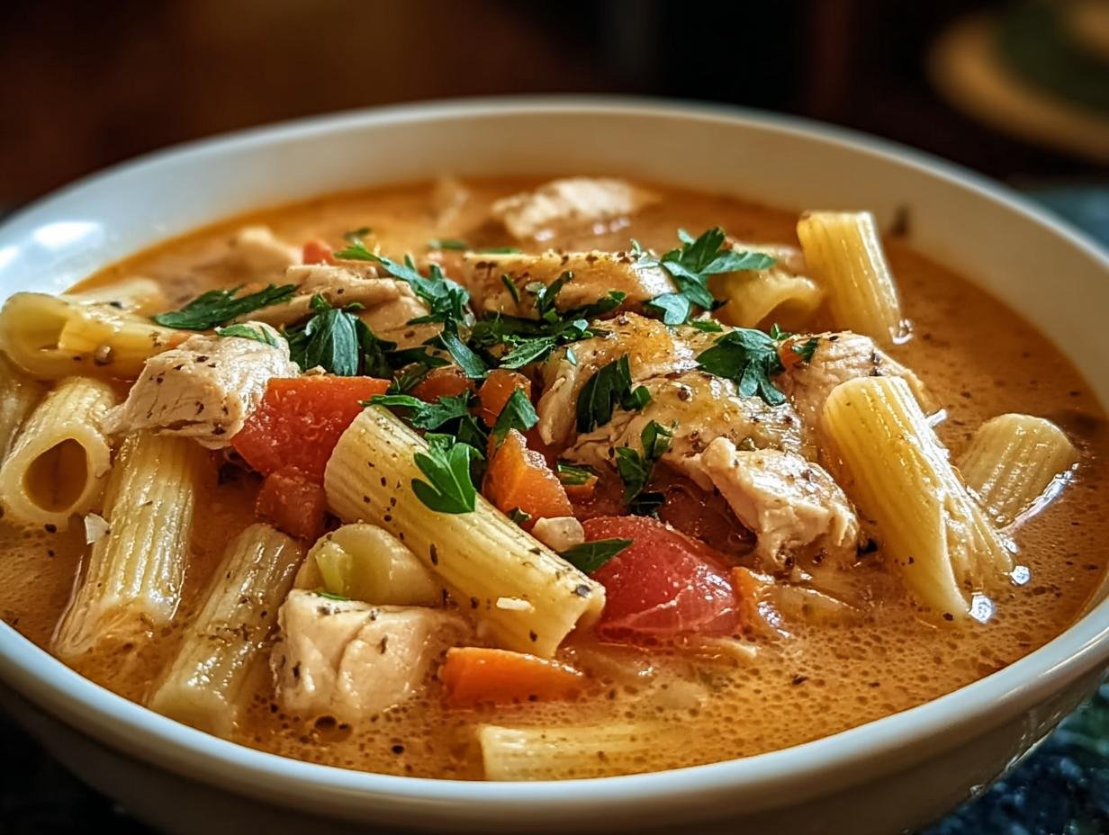Perfecte Cajun Kip Pasta Soep: 5 Top Tips - Cajun Huehnchen Pastasuppe - additional detail