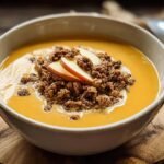 Cheddar Apfel Butternusskurbissuppe Mit