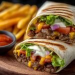 Cheeseburger Wraps Ein Unglaubliches