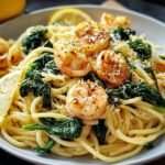 Einfach Knoblauch Garnelen Pasta