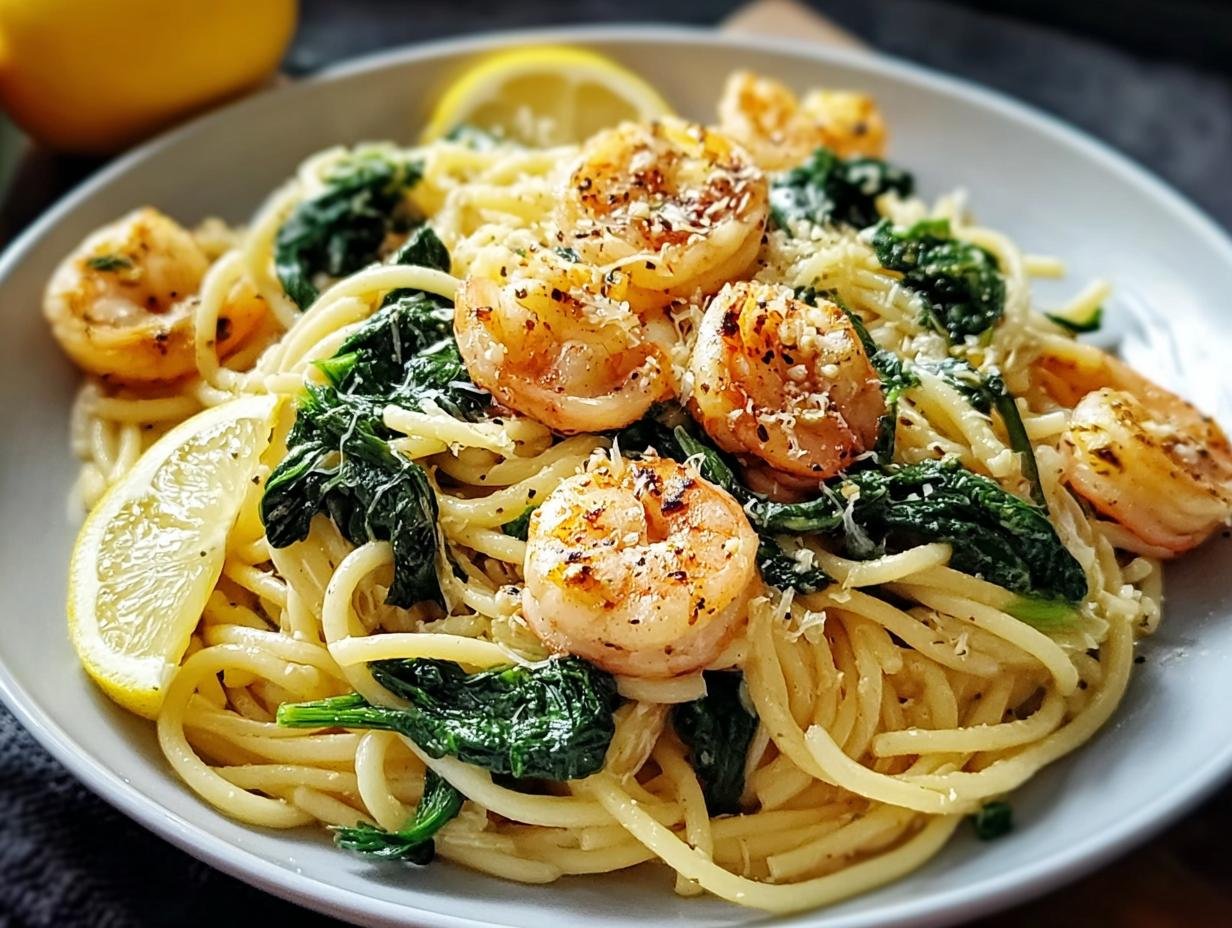 Einfach Knoblauch Garnelen Pasta