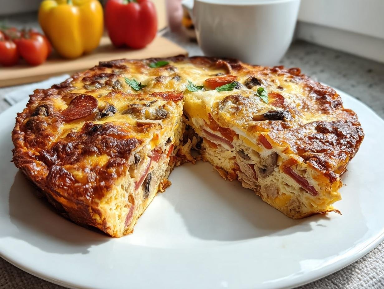 Geweldige Einfacher Pizzakuchen in 1 uur - Einfacher Pizzakuchen - additional detail