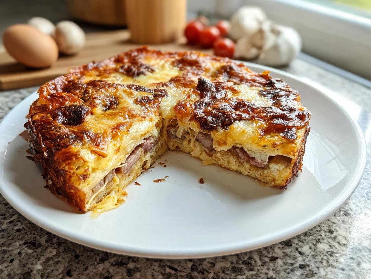 Geweldige Einfacher Pizzakuchen in 1 uur - Einfacher Pizzakuchen - additional detail