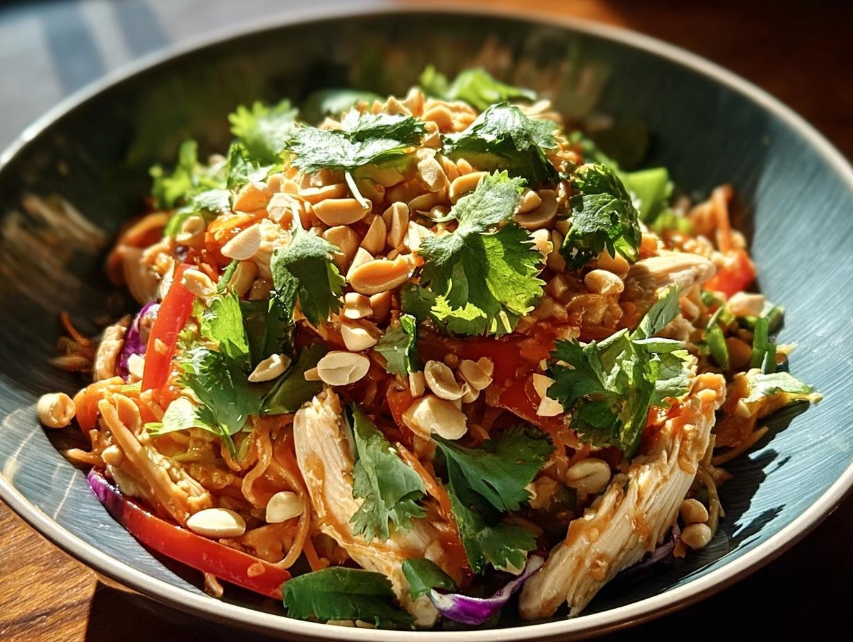Einfacher Thai Erdnuss Huhnchensalat: 30 Min - Einfacher Thai Erdnuss Huhnchensalat - additional detail