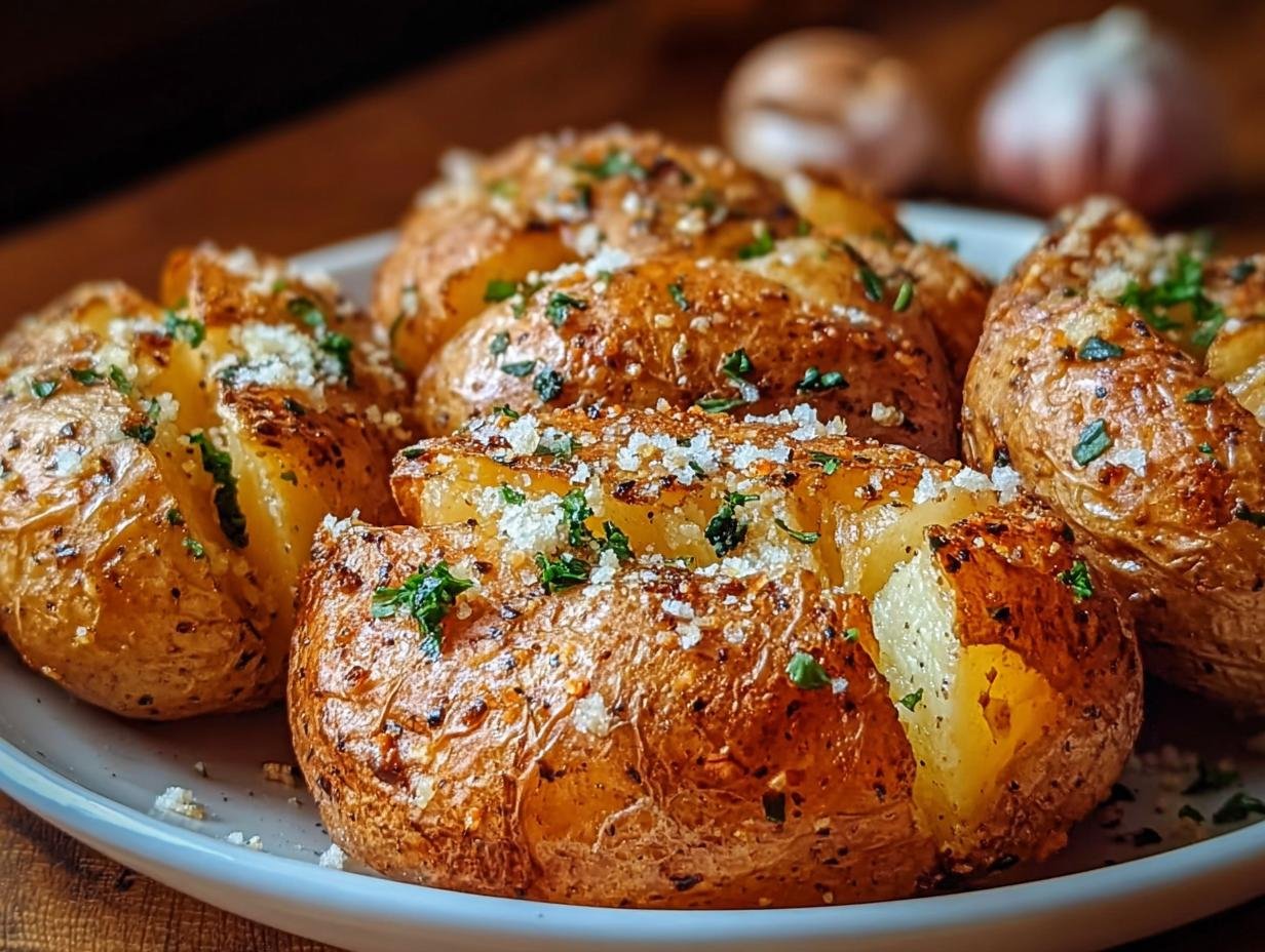 Gebacken: 4x Knoflook Aardappelen Perfection - Gebackene Kartoffeln Mit Knoblauch - additional detail