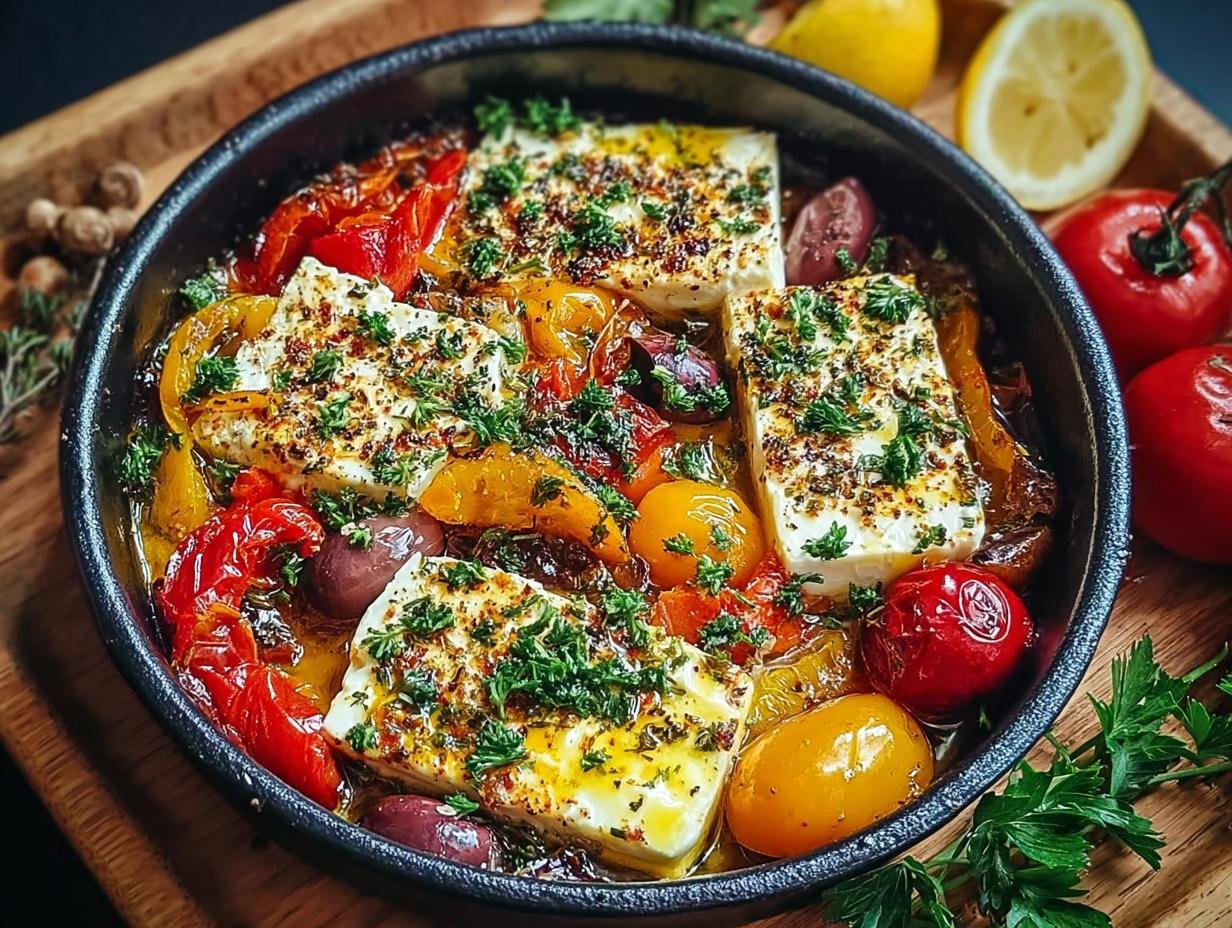 Gebacken Feta Op Mediterrane: 15 Mins - Gebackener Feta Auf Mediterranem - additional detail
