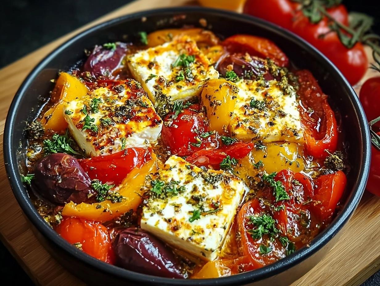 Gebacken Feta Op Mediterrane: 15 Mins - Gebackener Feta Auf Mediterranem - additional detail