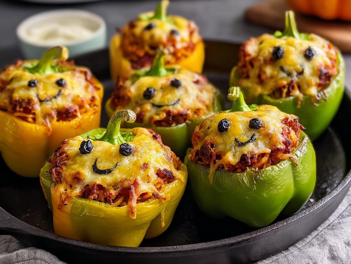Gefuellte Halloween Paprika Nach: 4 heerlijke variaties - Gefuellte Halloween Paprika Nach - additional detail