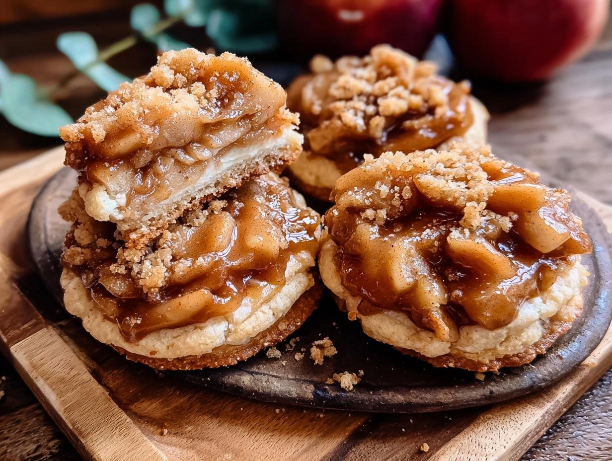 Gesalzene Karamell Apfelkuchen Kekse