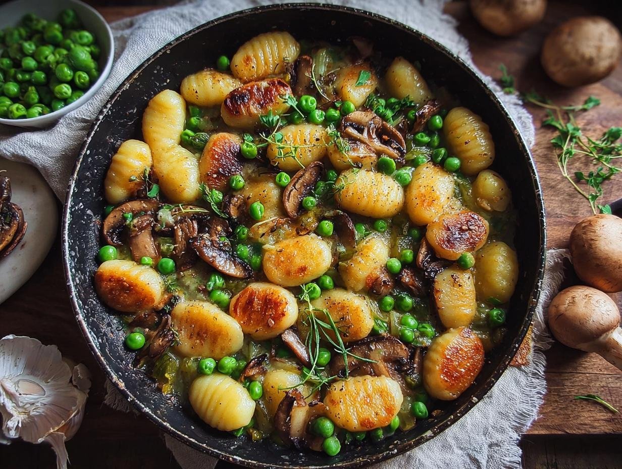 Heerlijke 5-min Gnocchi Pfanne Mit Erbsen - Gnocchi Pfanne Mit Erbsen - main visual representation