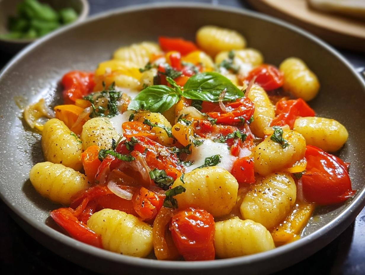 Gnocchi Pfanne Mit Paprika: Snel & Lekker! - Gnocchi Pfanne Mit Paprika - main visual representation
