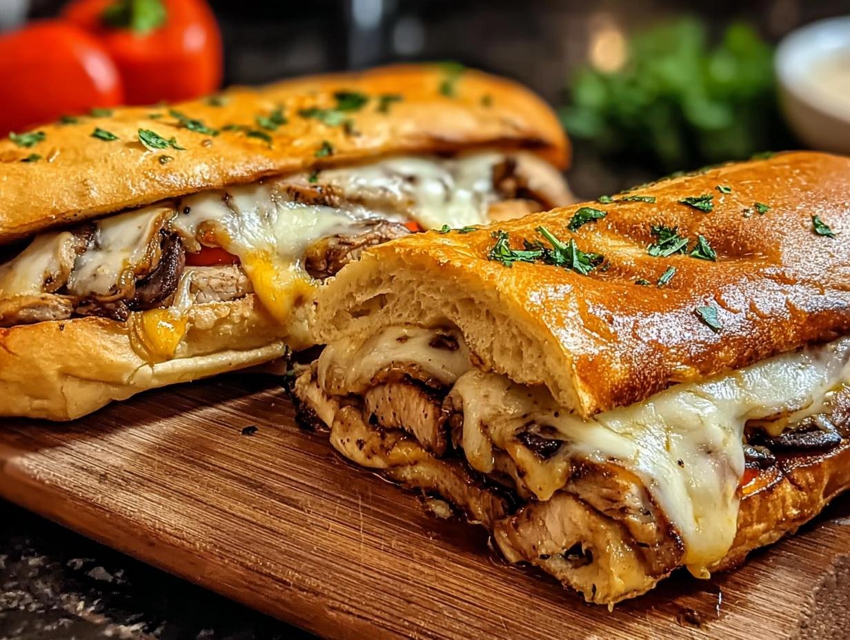 Geweldige Kip Cheesesteak Sandwich: 40 Min - Hahnchen Cheesesteak Sandwich Ein - ingrediënten showcase