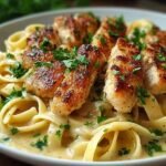 Hahnchenstreifen Mit Cremiger Pasta