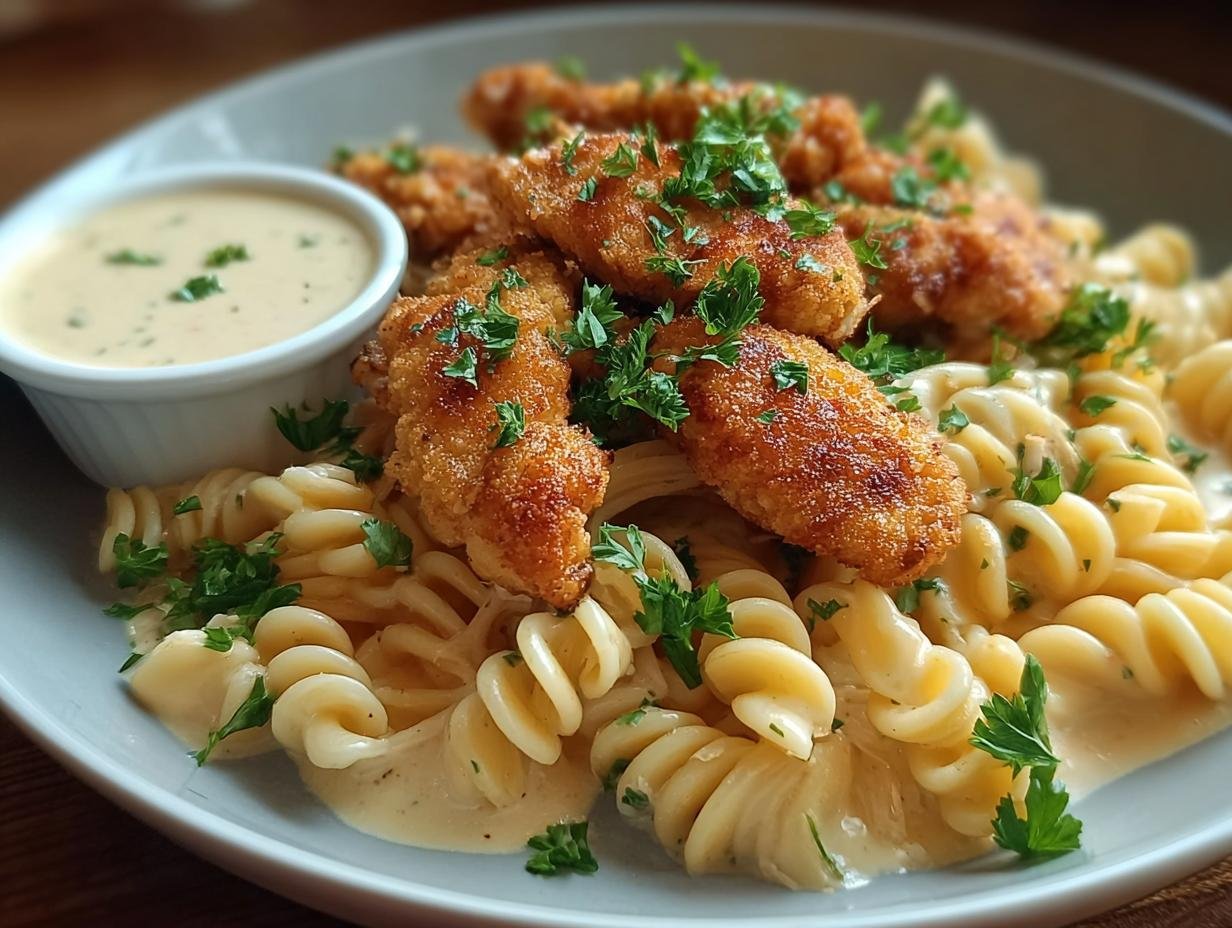 Kipreepjes Met Ruime 45 Minuten - Hahnchenstreifen Mit Cremiger Pasta - additional detail