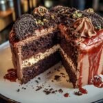 Halloween Zombiegrab Kuchen