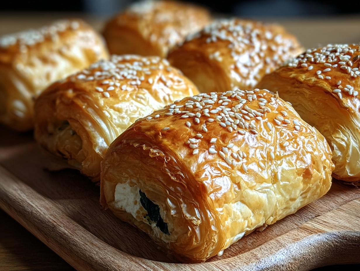 Herzhafte Blaetterteig Roellchen: Eenvoudig Delicieus - Herzhafte Blaetterteig Roellchen Mit - additional detail