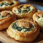 Herzhafte Blatterteig Rollchen Mit