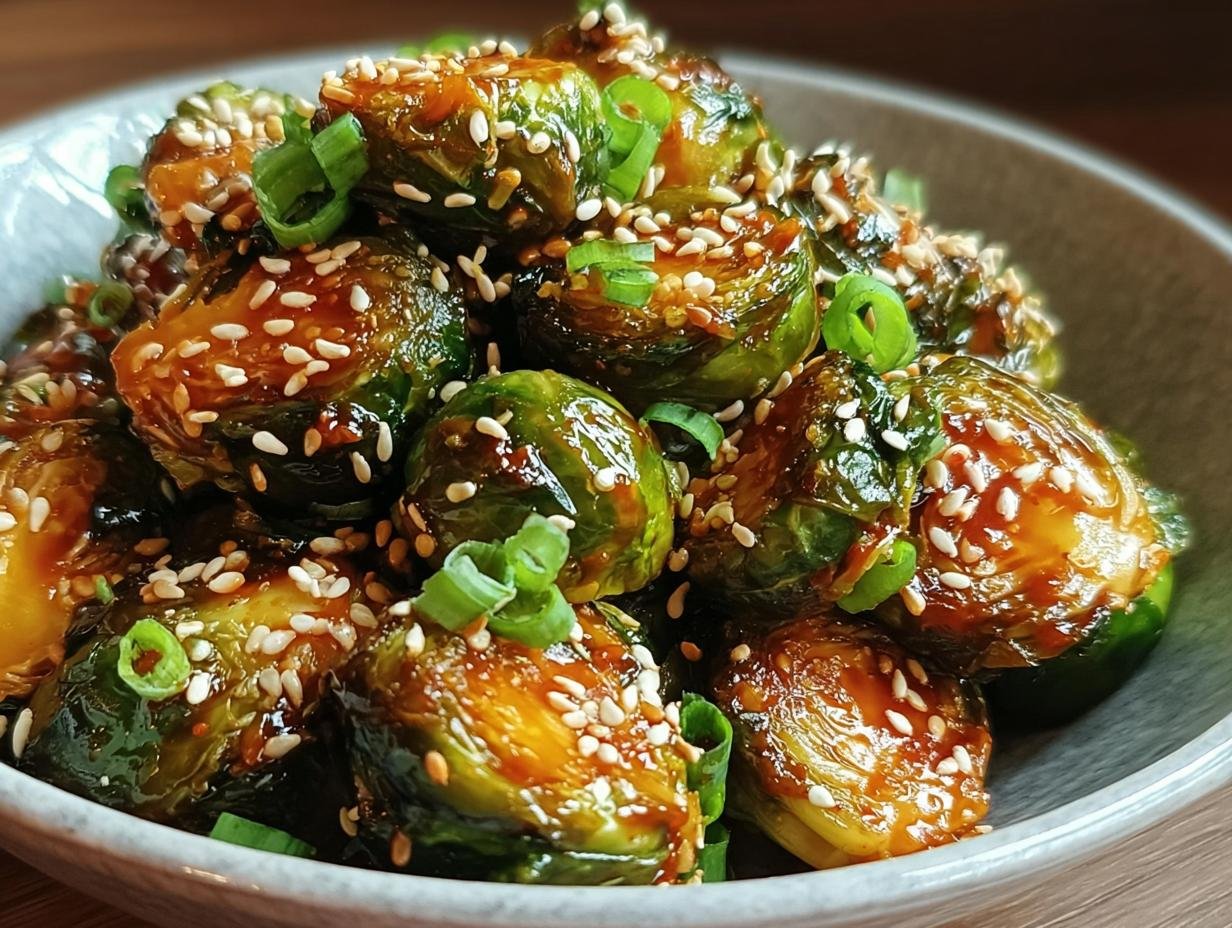 Honig Sriracha Rosenkohl Einzigartiger