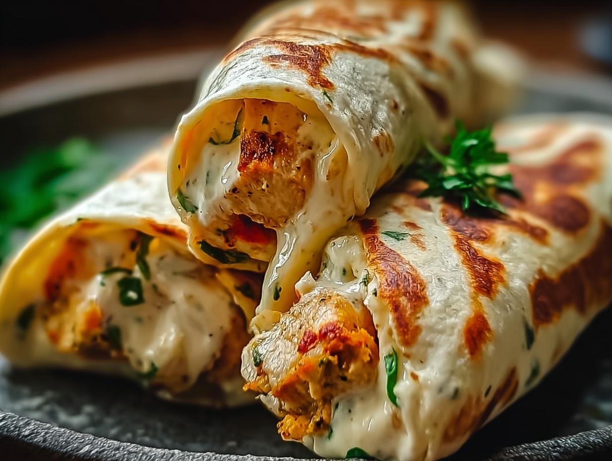 Kaseknoblauch Huhnchen Wraps: Geniale 30Min Maaltijd - Kaseknoblauch Huhnchen Wraps Ein - additional detail