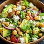 Kichererbsen Feta Und Avocadosalat