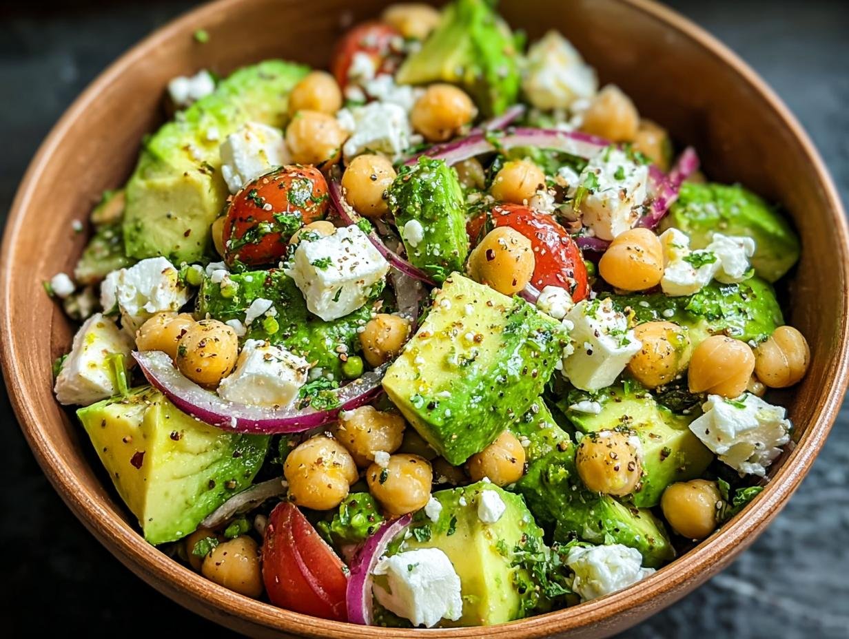 Kichererbsen Feta Und Avocadosalat