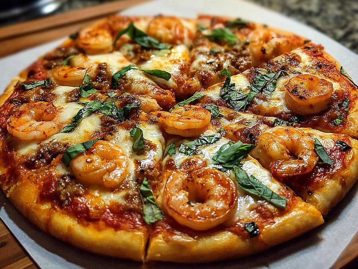 Knusprige Garnelenpizza New York: Snel & Heerlijk - Knusprige Garnelenpizza New York - additional detail