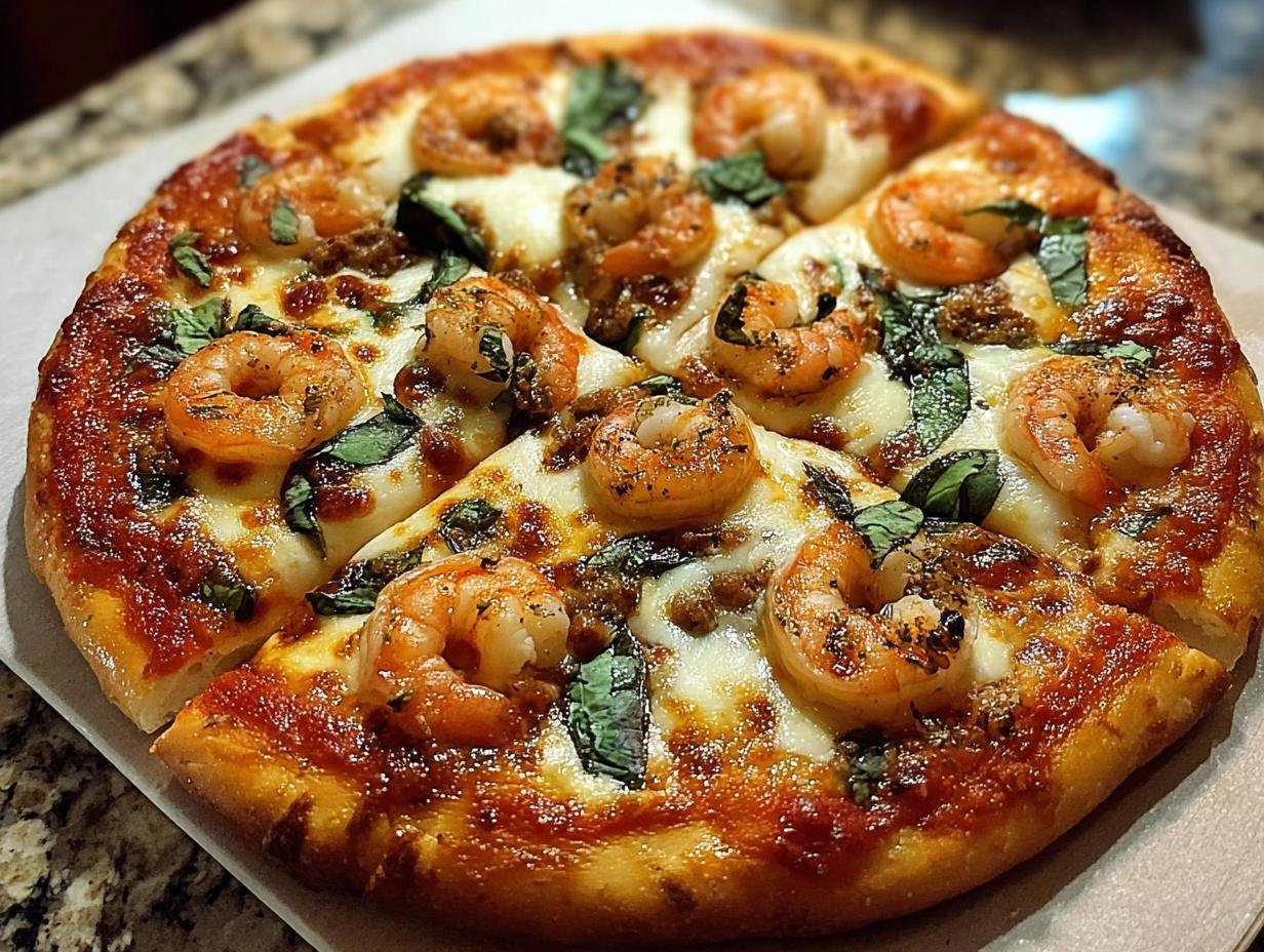Knusprige Garnelenpizza New York: Snel & Heerlijk - Knusprige Garnelenpizza New York - additional detail