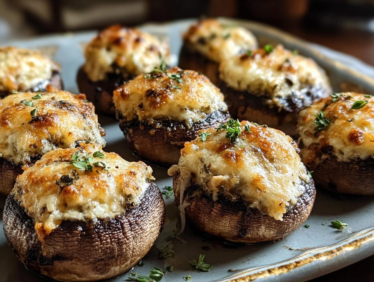 Luftfritteuse Gefuellte Champignons: 10 min Genot - Luftfritteuse Gefuellte Champignons - additional detail