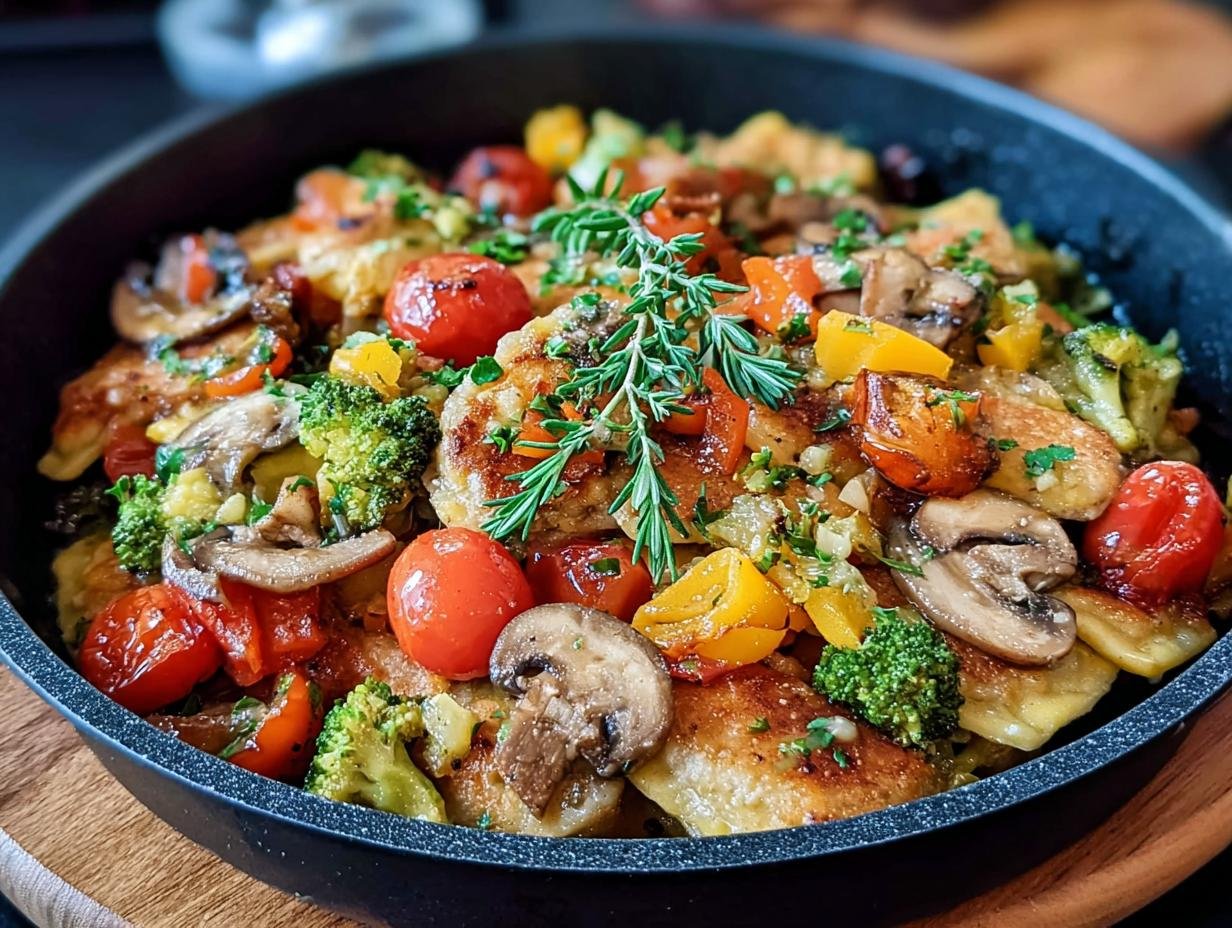 Maultaschenpfanne Mit Gemuse Ein