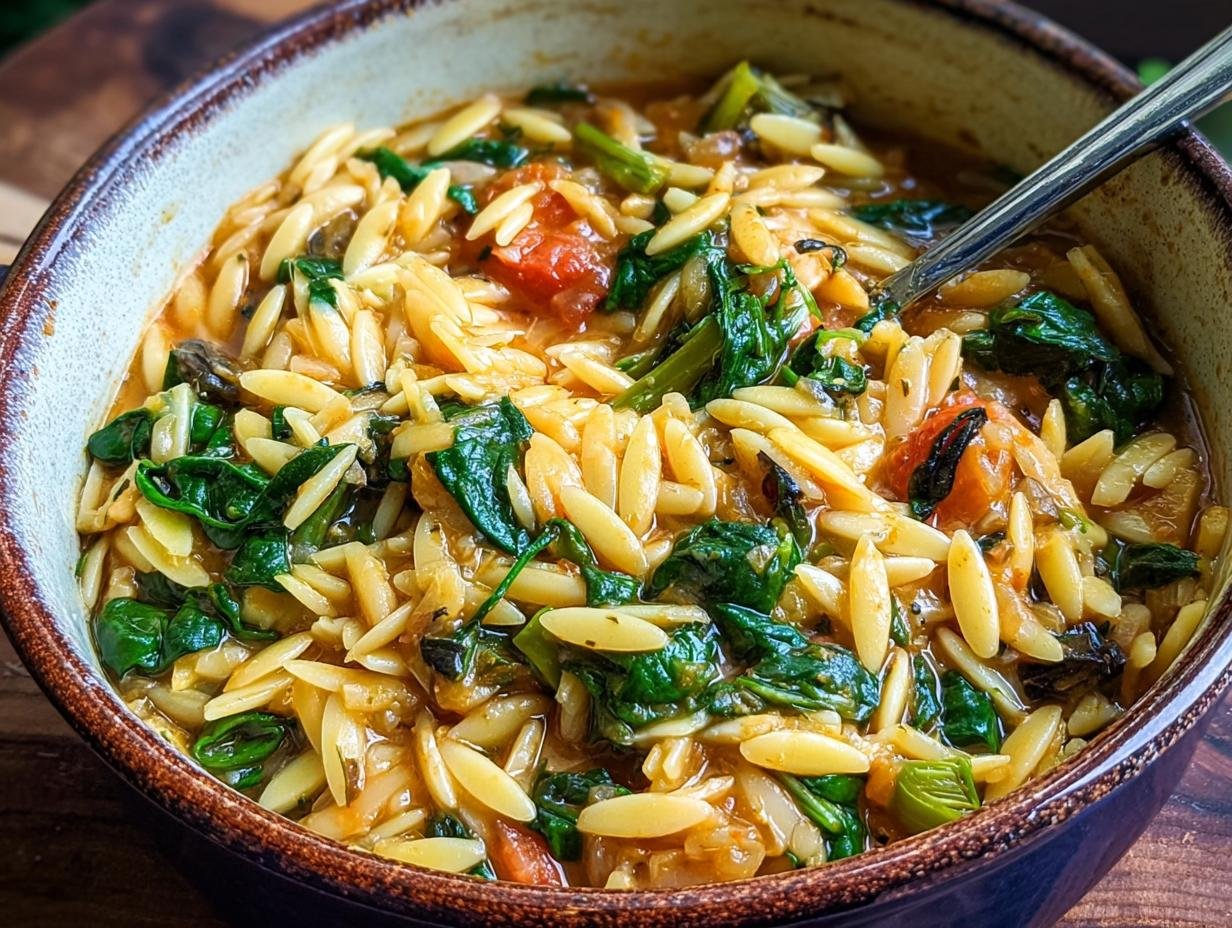Perfecte Orzo Eintopf Met Spinat: 10 Minuten! - Orzo Eintopf Mit Spinat - additional detail